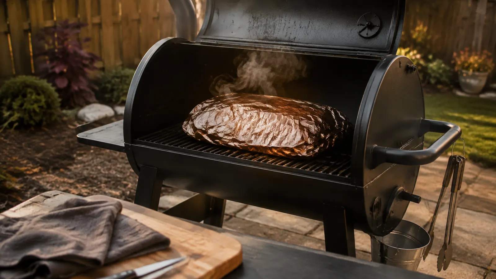 How to Grab a Hot Brisket Off the Smoker Without Burning Yourself